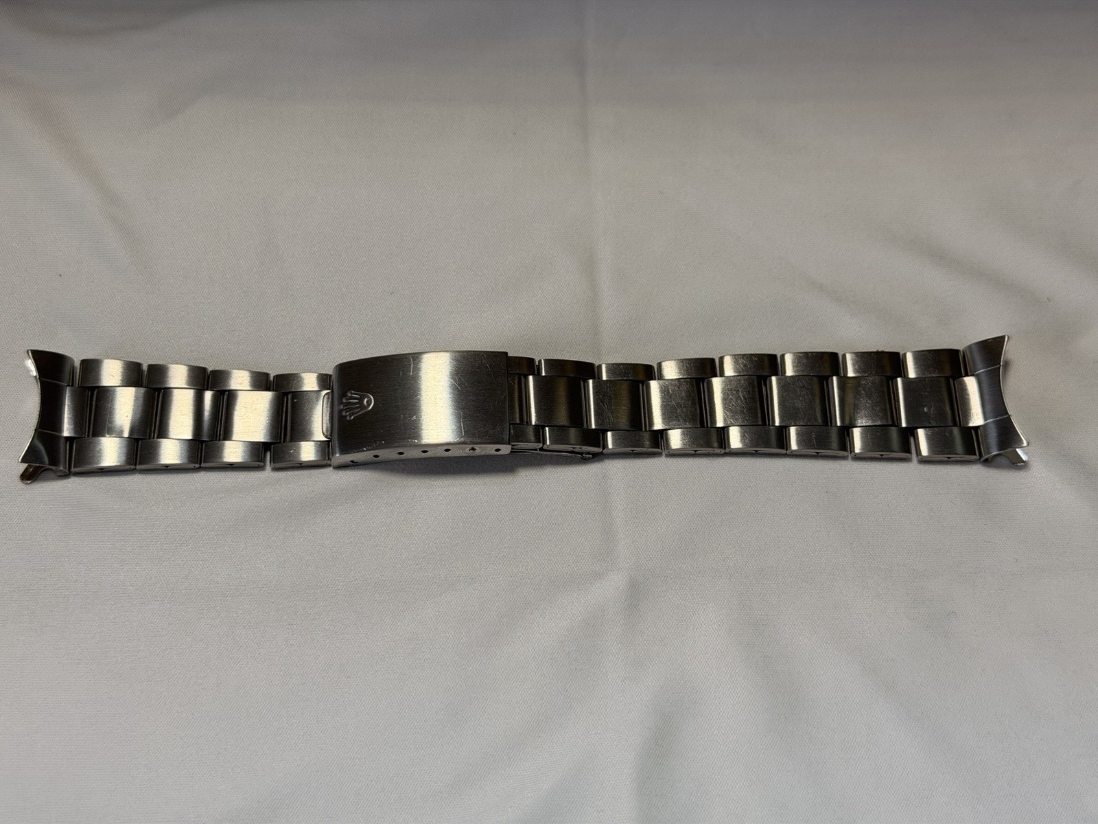 Authentic Rolex 78360 Bracelet 555B End Links & V11 Clasp Code SS 20mm BI130