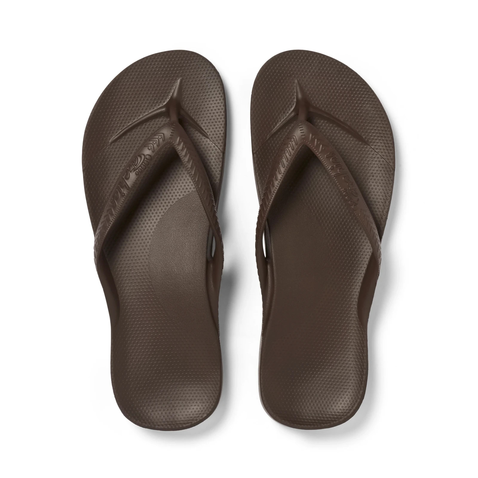 Archies NEW Arch Support Flip Flops UNISEX Brown All Sizes Ships Free