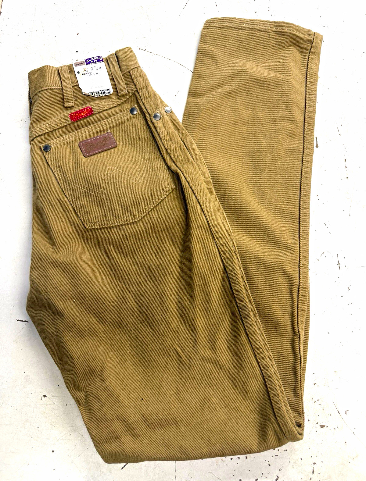 Wrangler Khaki/light brown jeans, Rodeo pageant jeans, 5/6 x 36 Wrangler Khaki/light brown jeans, Rodeo pageant jeans, 5/6 x 36