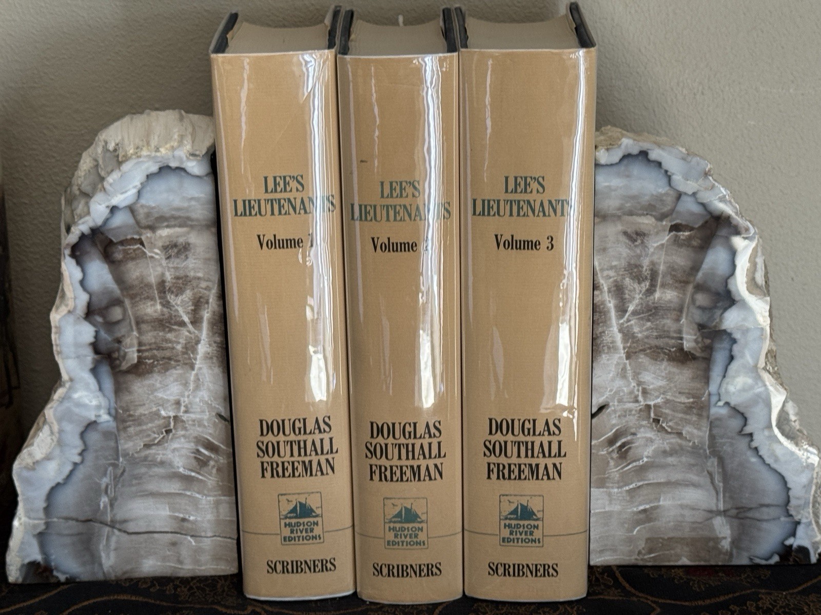 Lee’s Lieutenants 3 Vol Set Freeman 1977 Scribners Civil War HCDJ VG+