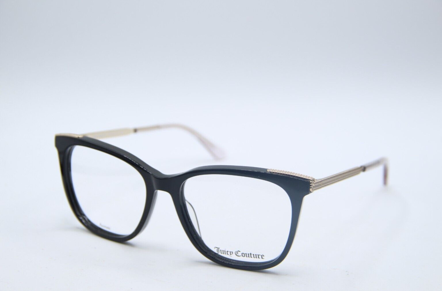 NEW JUICY COUTURE JU 211 807 BLACK GOLD AUTHENTIC FRAMES EYEGLASSES 53-17