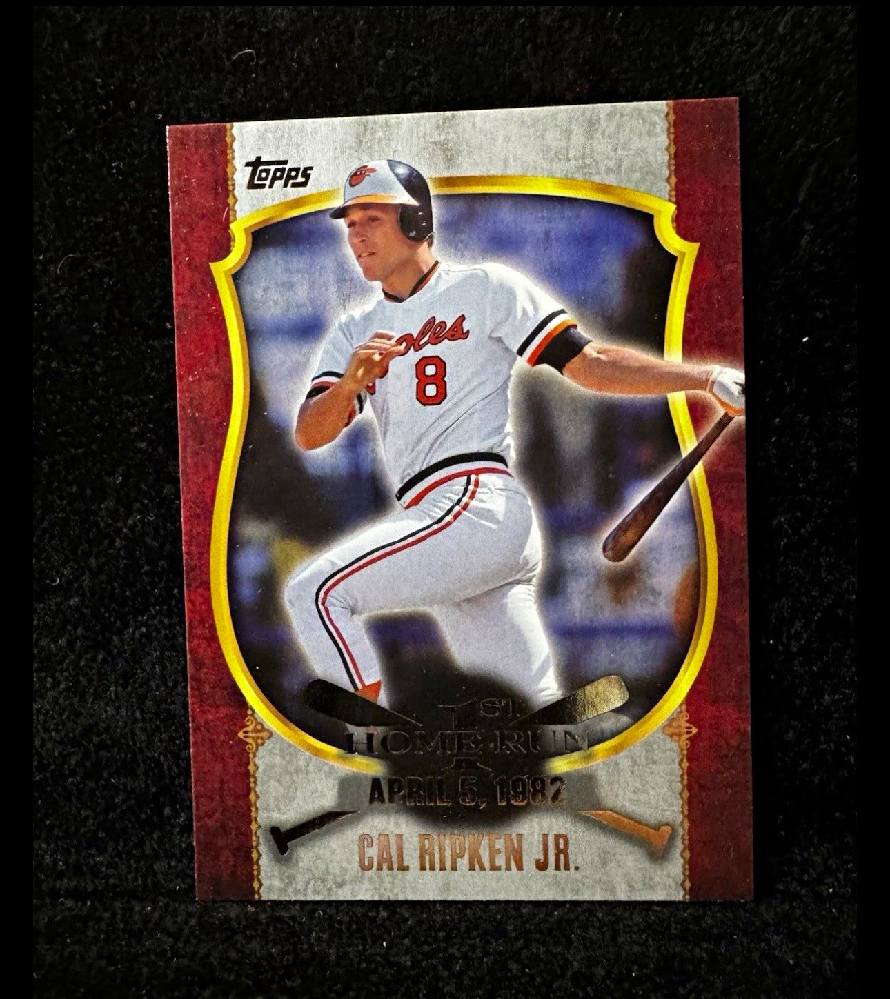 2015 Topps Cal Ripken Jr. First Home Run Sires 2 #FHR-2 White ￼Near mint/Mint