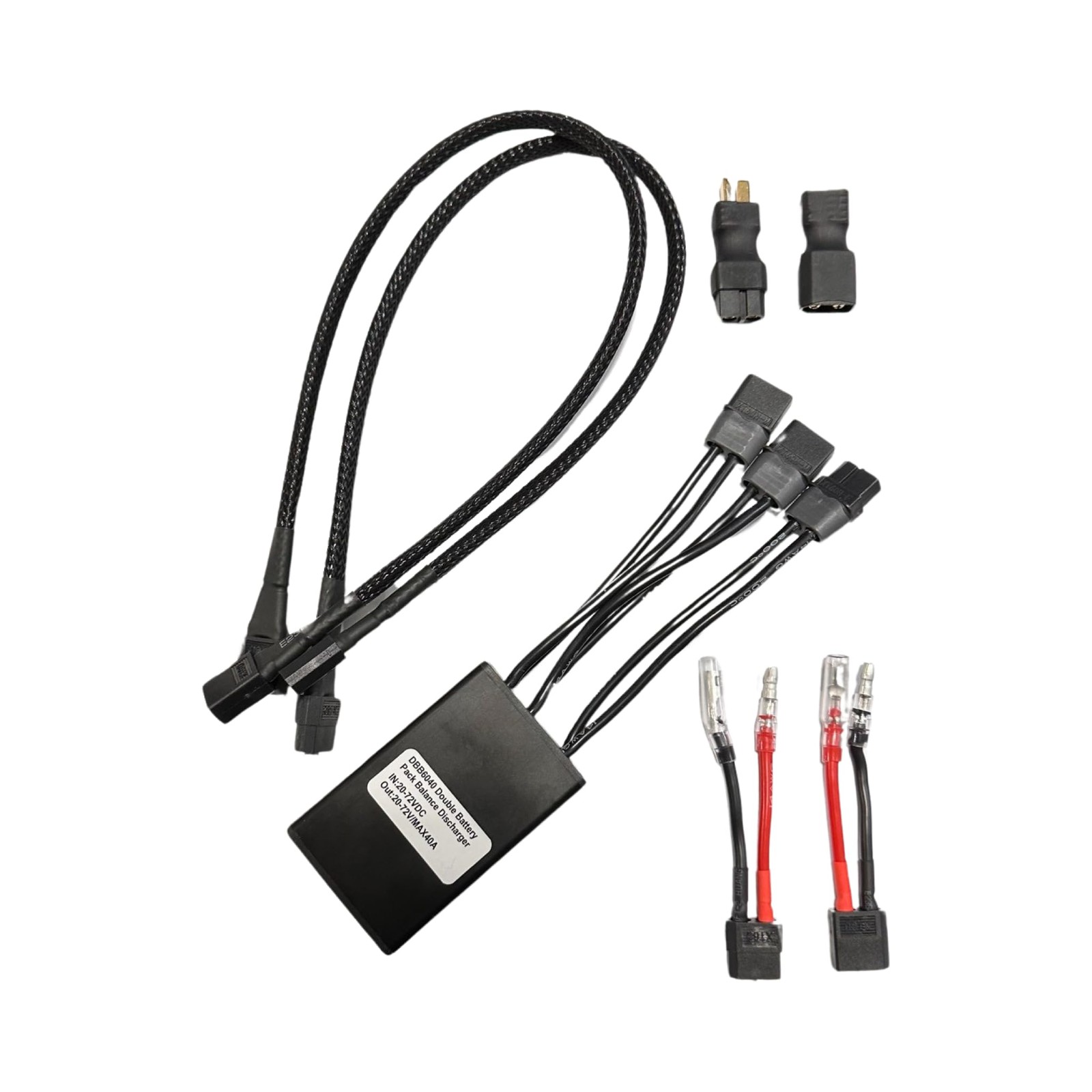 Universal Dual Battery Discharge Balancer Kit (40A)(Bullet, T-Plug, XT60) for 50