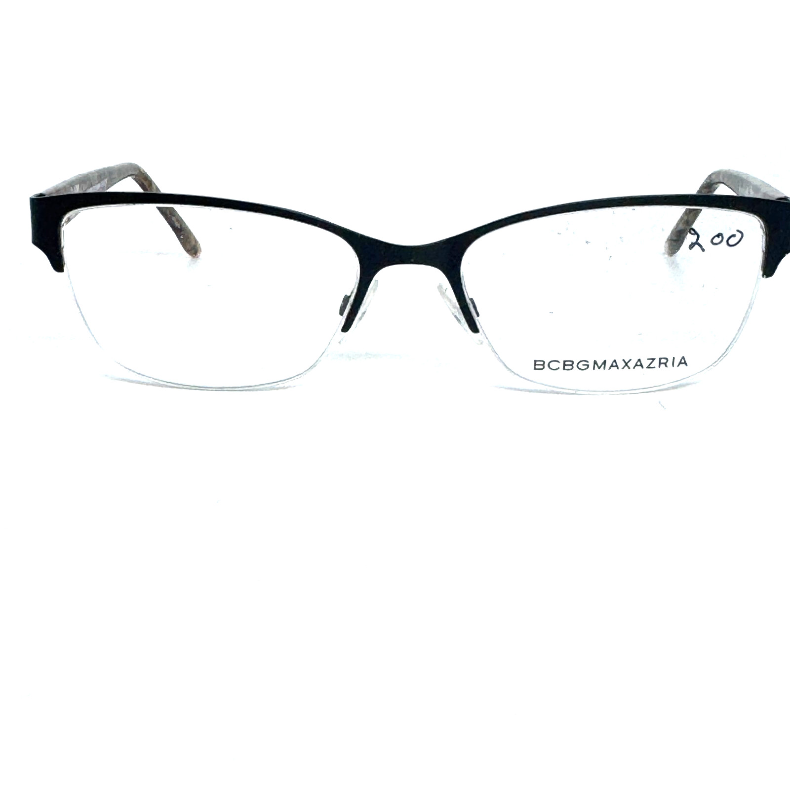 BCBGMAXAZRIA Kana Black Eyeglasses Frame 53-17-135mm B34mm H17507