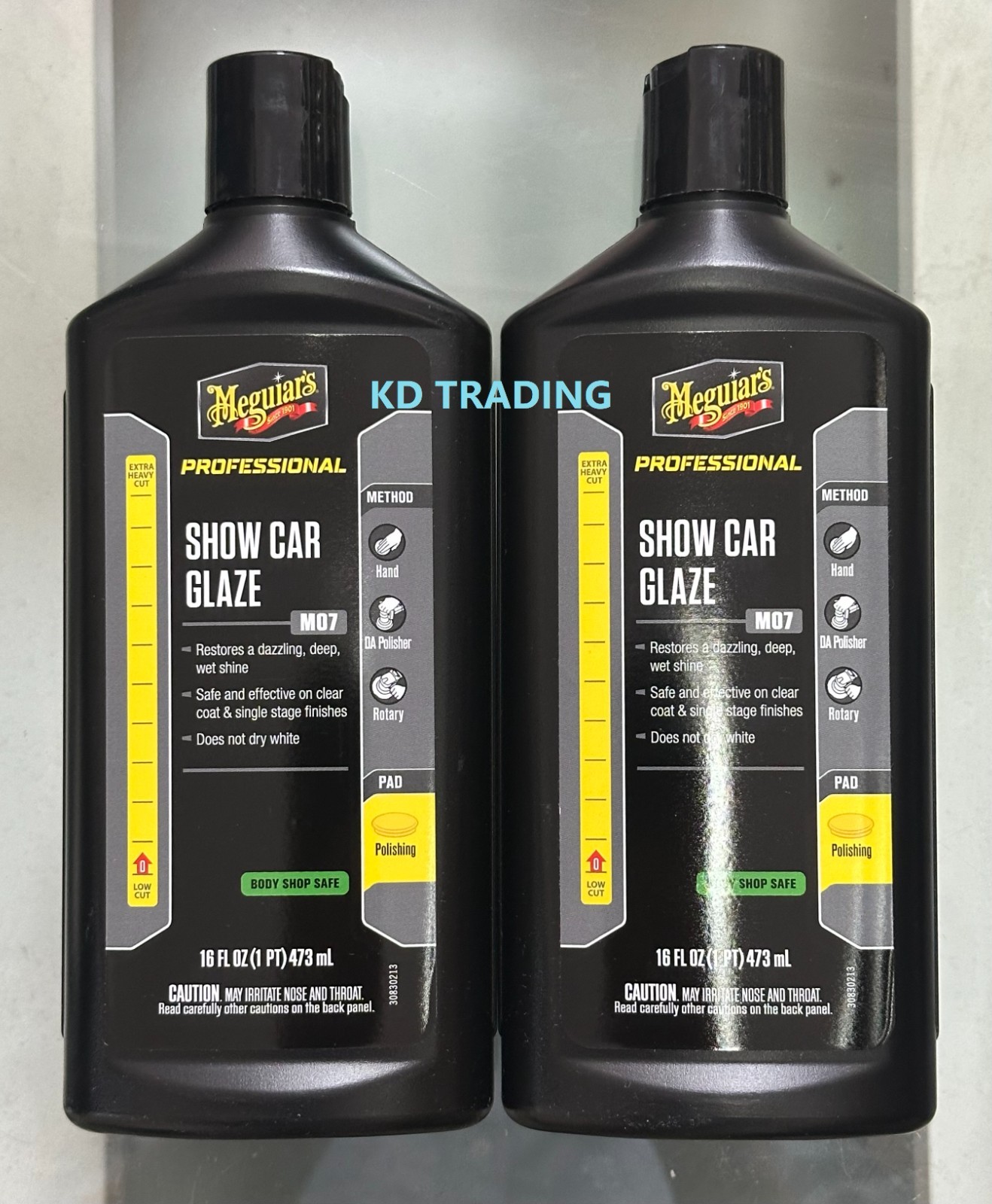 (2-Pk) Meguiar\'s M07 MIRROR GLAZE PRO Deep Wet Shine SHOW CAR GLAZE POLISH 473ml