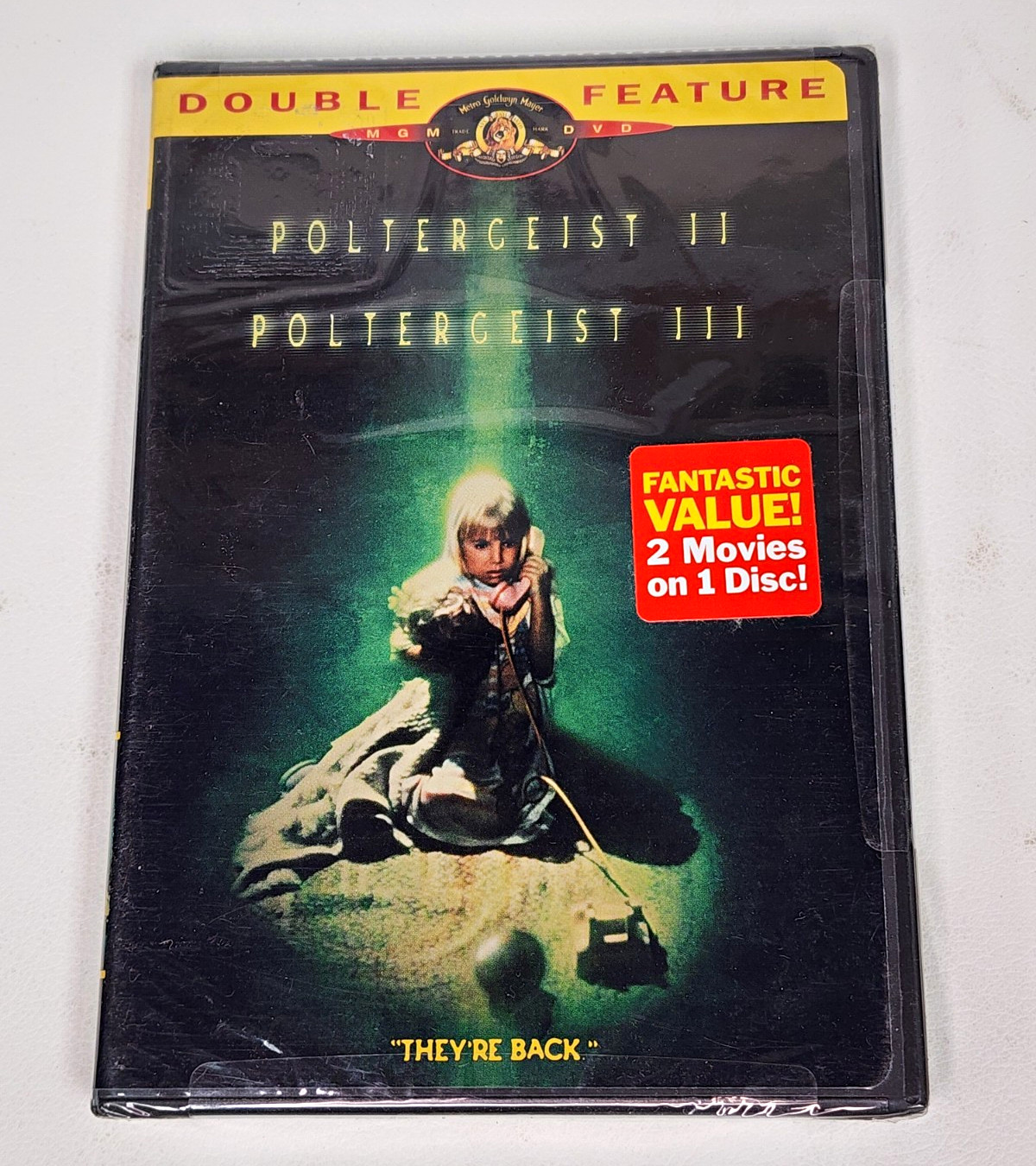 MGM Poltergeist II & III Double Feature DVD 2003 Widescreen Subtitles PG-13