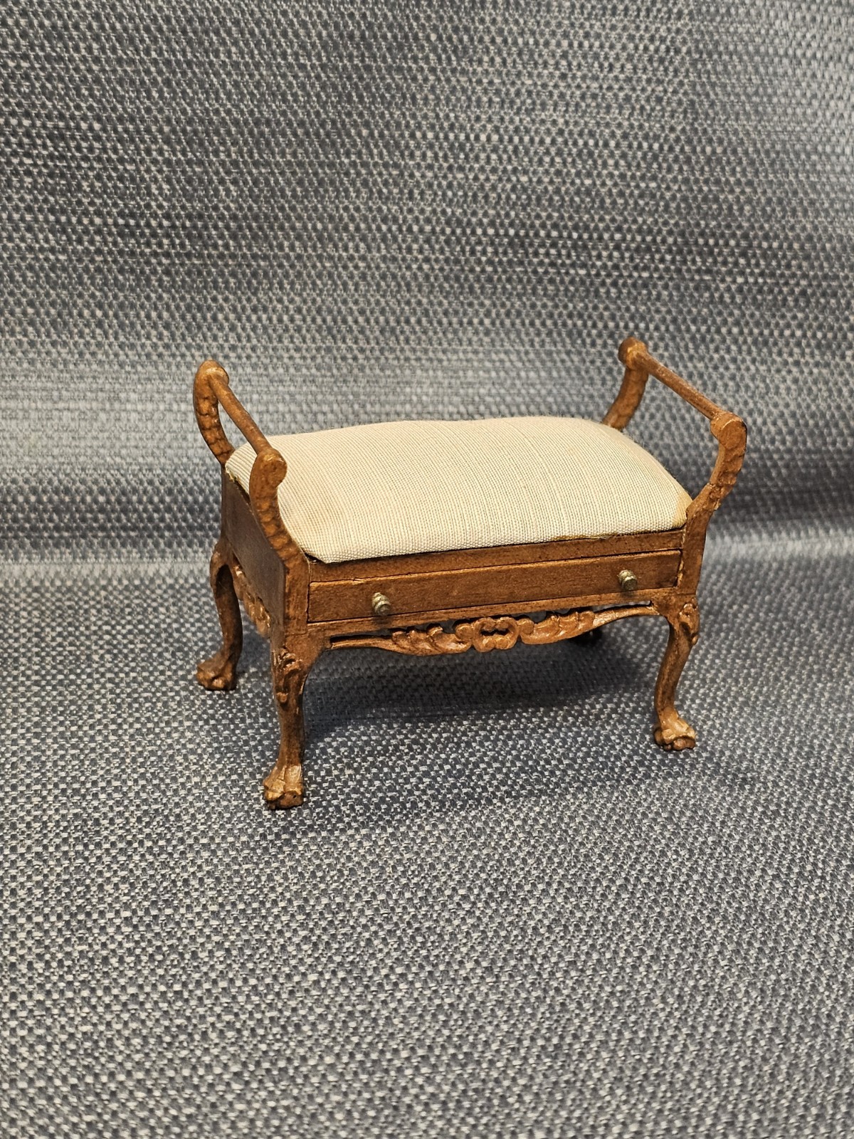 *AS IS* VINTAGE BESPAQ BENCH FOR MINIATURE DOLLHOUSE