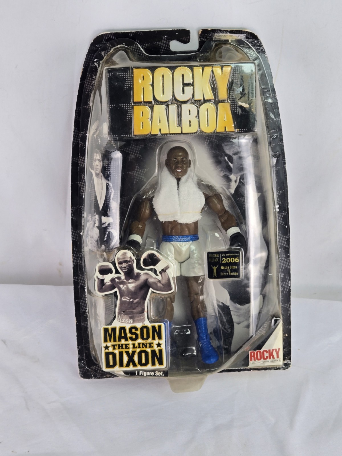 (Box Damaged) Rocky Balboa Mason The Line Dixon Figure Jakks Pacific Boxing