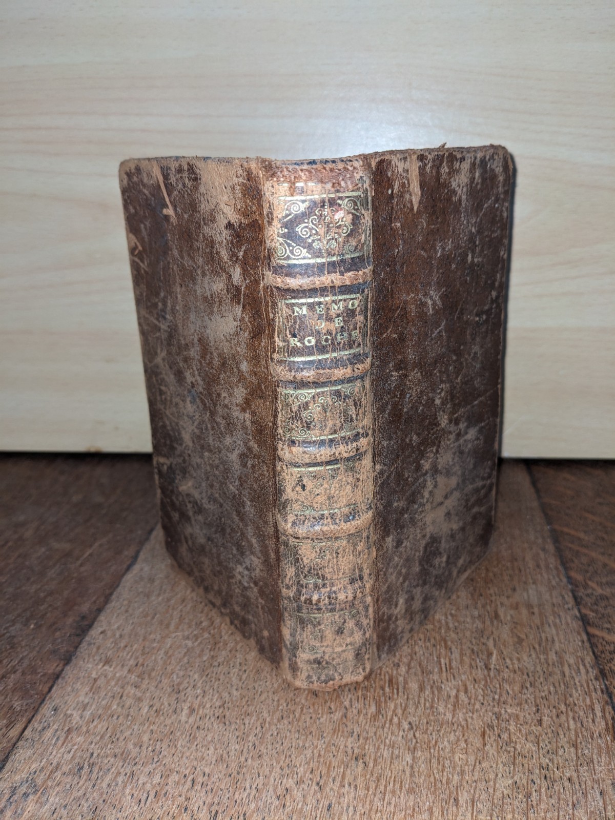 antique book - Memoir of Mr L. C. D. R. (Richelieu-Mazarin) - 1692