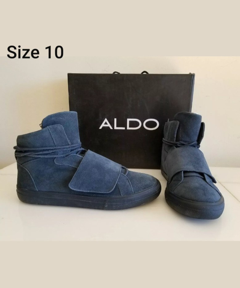NEW ALDO Men’s Sneakers Size 10 Suede/Leather Navy Blue, Urban stile shoes NEW ALDO Men’s Sneakers Size 10 Suede/Leather Navy Blue, Urban stile shoes