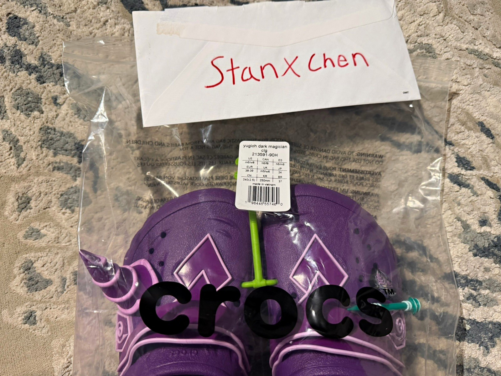Crocs Classic Clog Yu-Gi-Oh Purple Slip-On Breathable Unisex US 8 Crocs Classic Clog Yu-Gi-Oh Purple Slip-On Breathable Unisex US 8