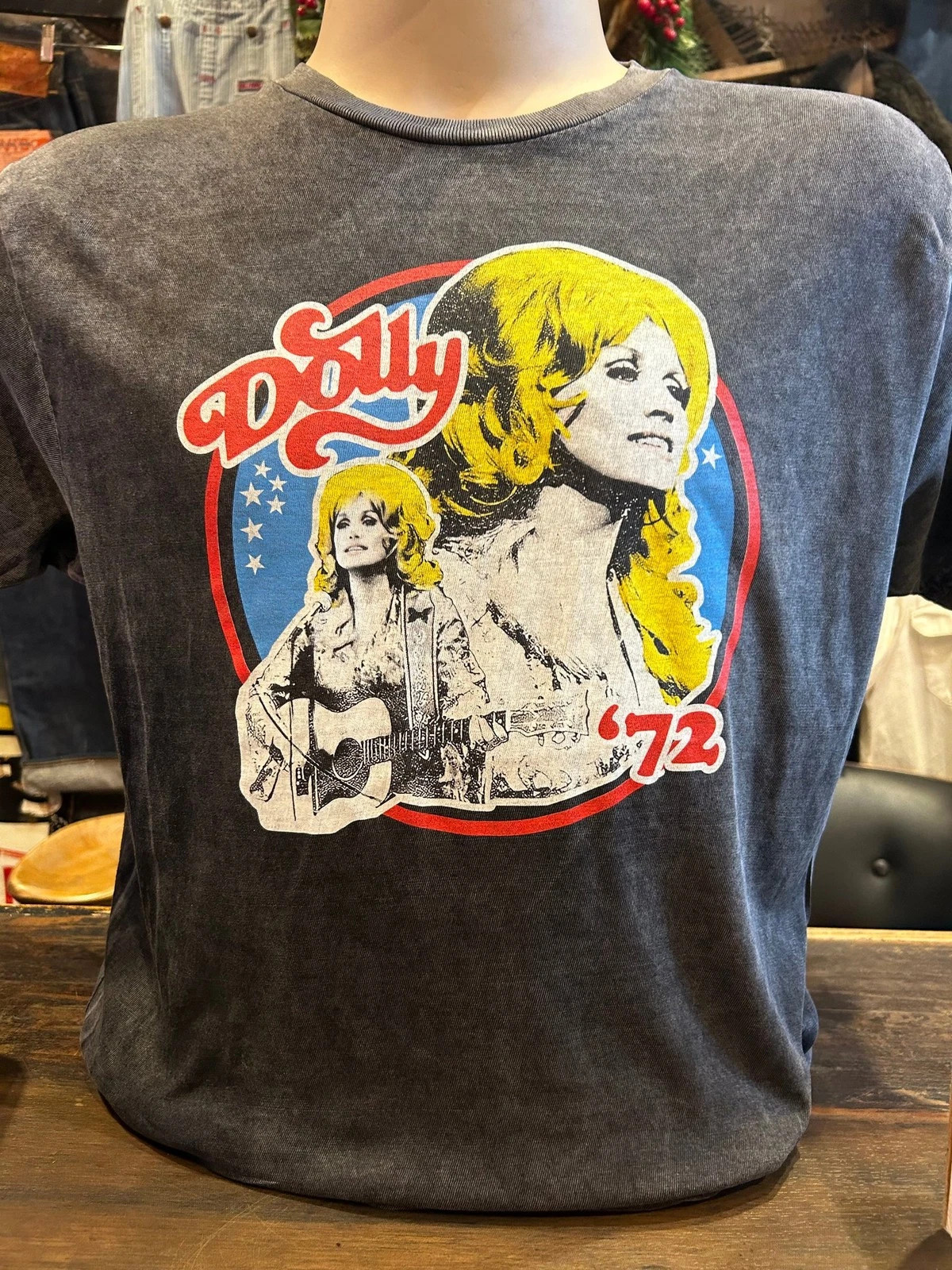 Vintage Dolly Parton 72 Tour Black Unisex Tee Gift For Fans ZA907