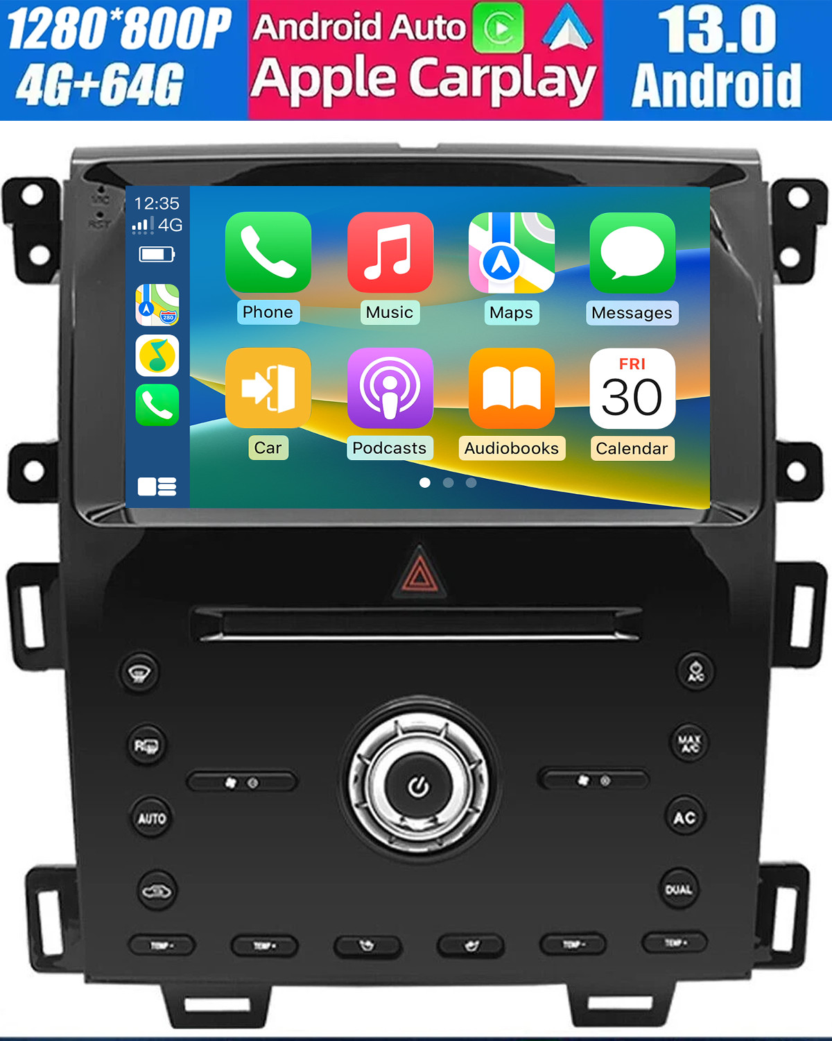 For Ford Edge 2011-2014 Apple Carplay 9