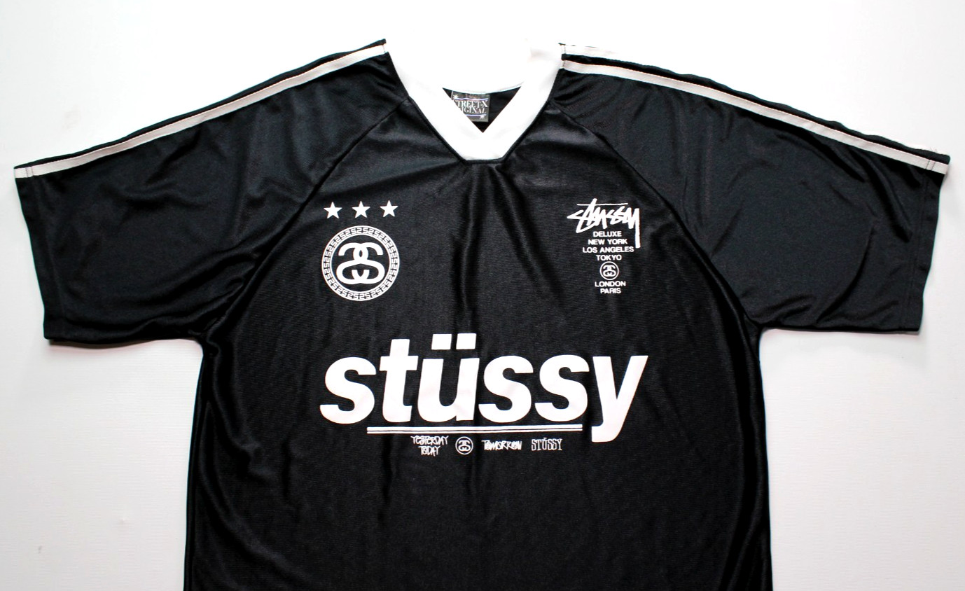 STUSSY x STREET-X AU ~V-NECK~ SOCCER JERSEY M/L team/sport/tour/world/intl/cup