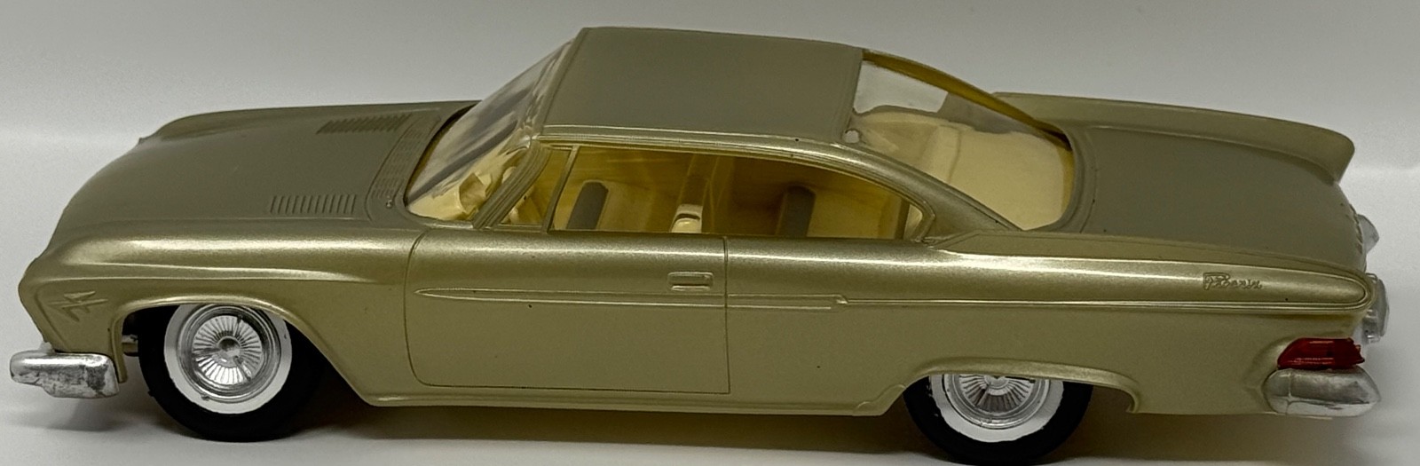 Vintage 1961 Dodge Dart Phoenix 2-Door Hardtop Gold Dealer Promo Model Car