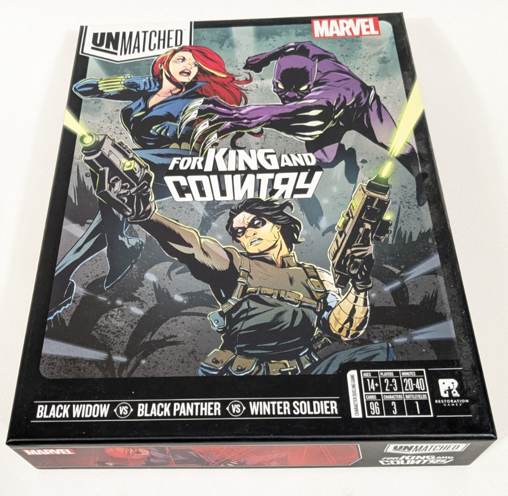 Box Only Unmatched Marvel King and Country Box Only + Insert Great Art Box Only Unmatched Marvel King and Country Box Only + Insert Great Art