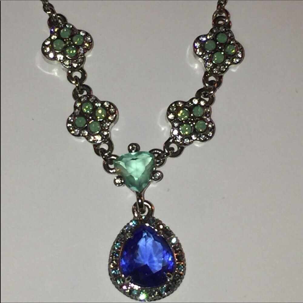 CAROLEE NASSAU NIGHTS TEARDROP PENDANT NECKLACE NWOT