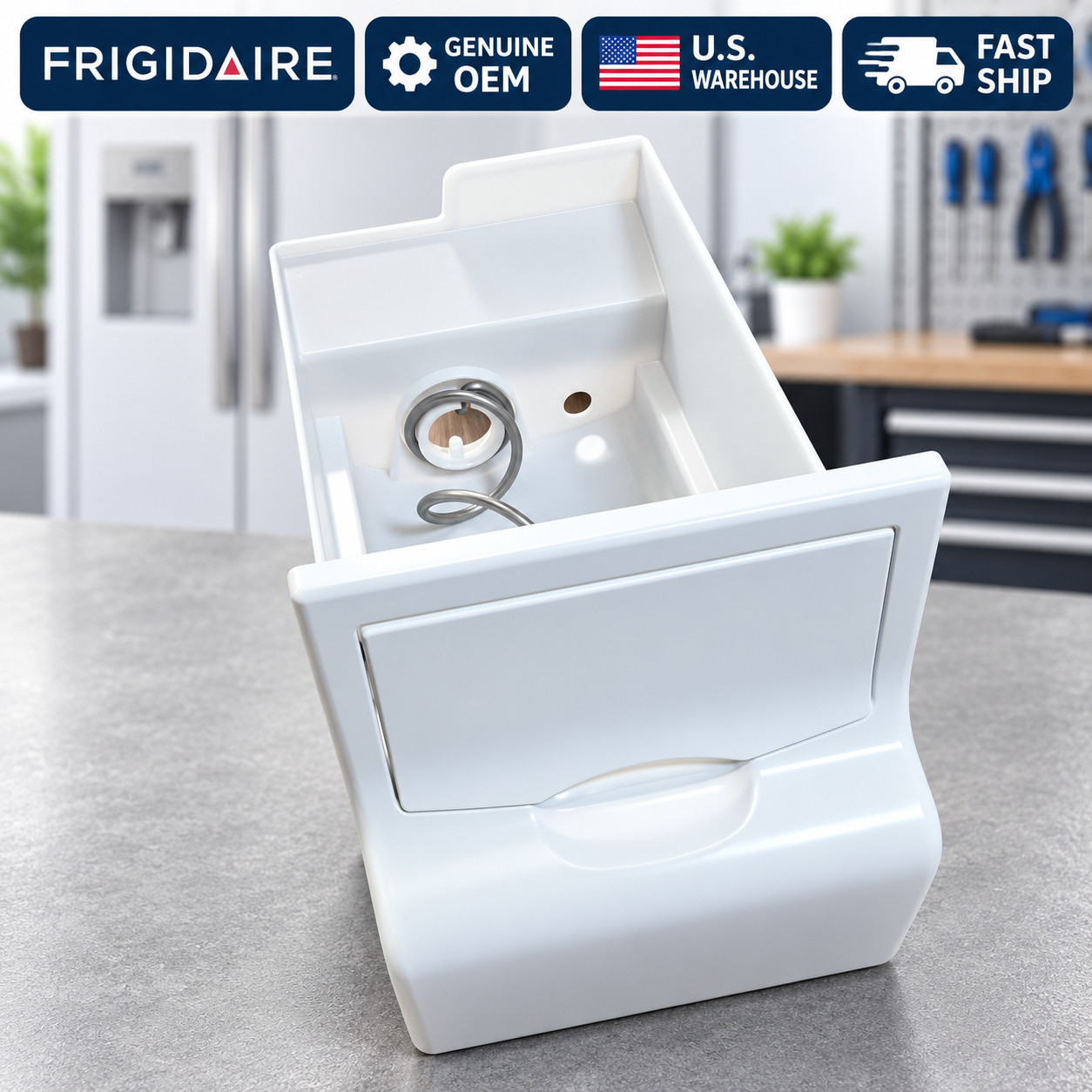Frigidaire Refrigerator Ice Container Assembly Complete 241860803