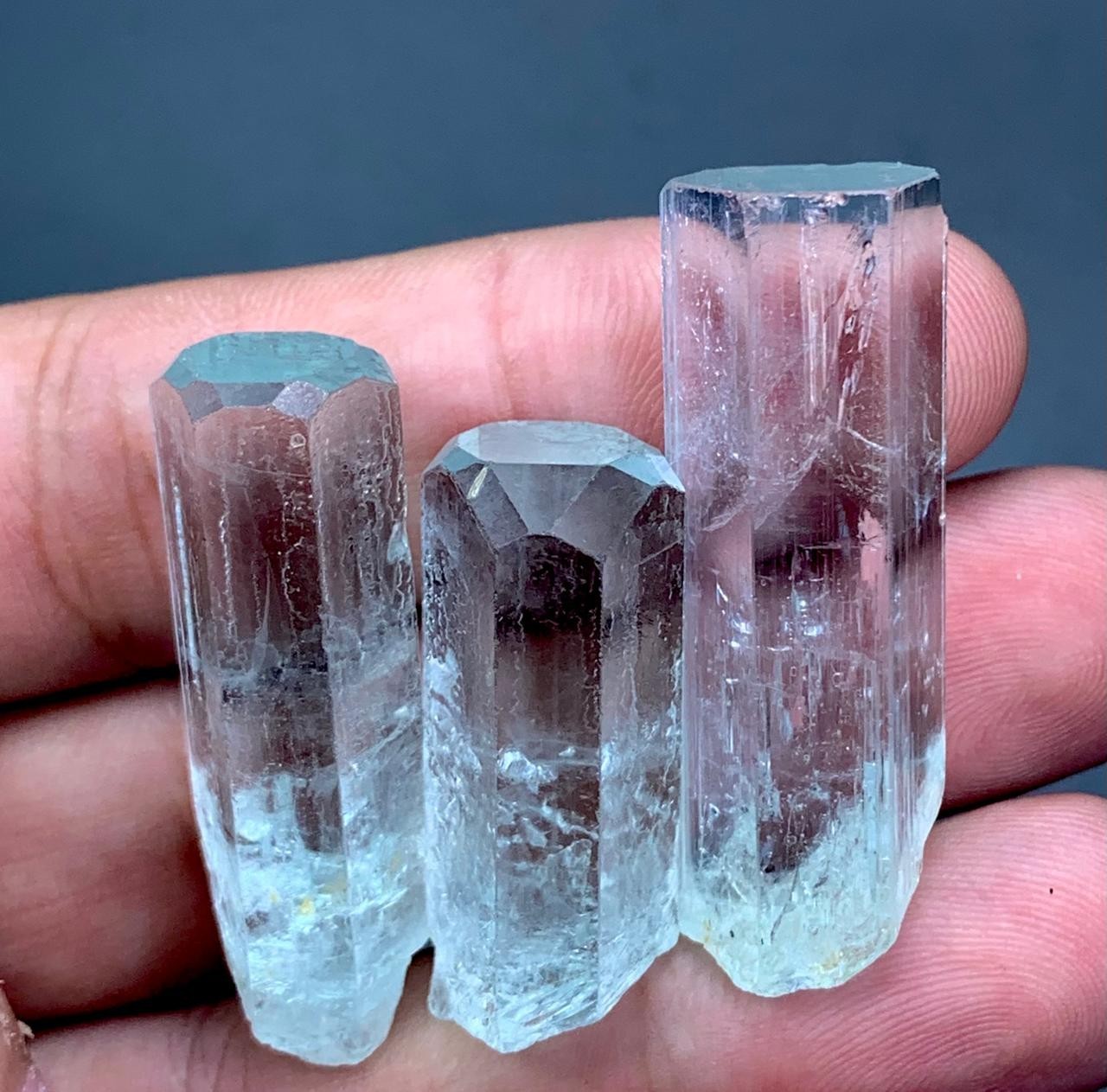 119 Carat Aquamarine Crystals Specimen From Pakistan 119 Carat Aquamarine Crystals Specimen From Pakistan