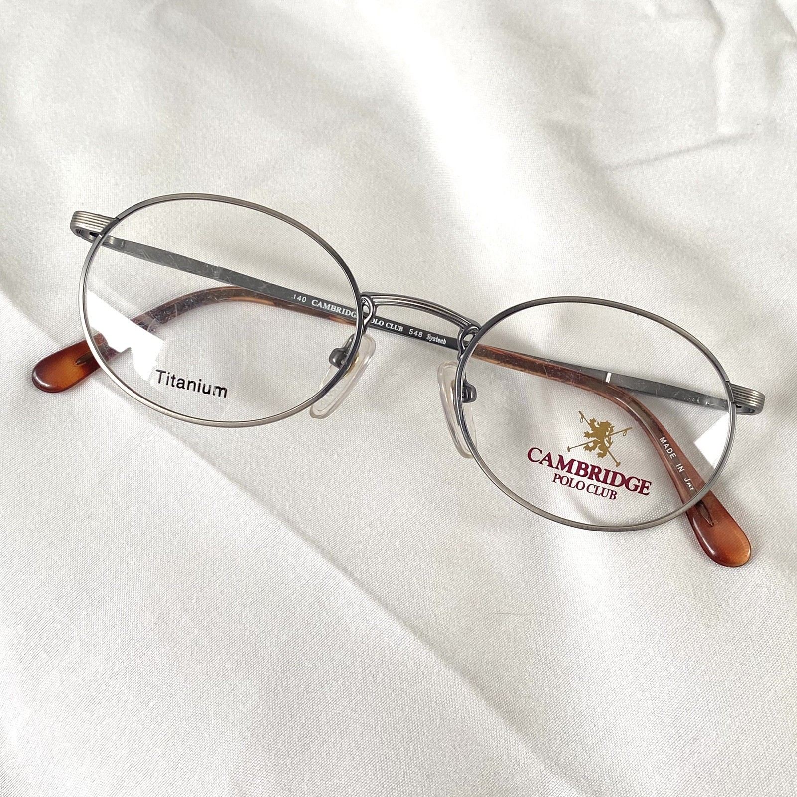 VTG Cambridge Titanium Eyeglasses Eyewear Glasses Frames 51-19-140 Japan