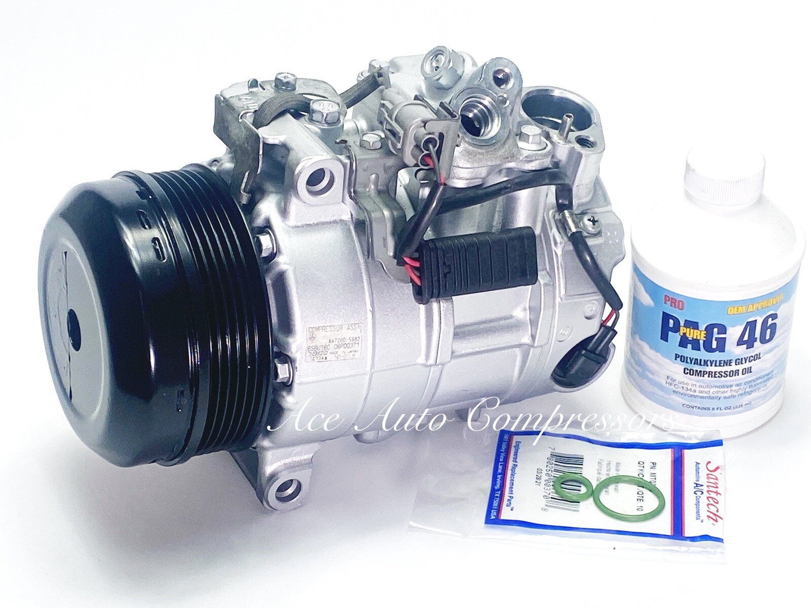 2012-2015 Mercedes Benz C250 / SLK250 Reman A/C Compressor One Year  Wrty.
