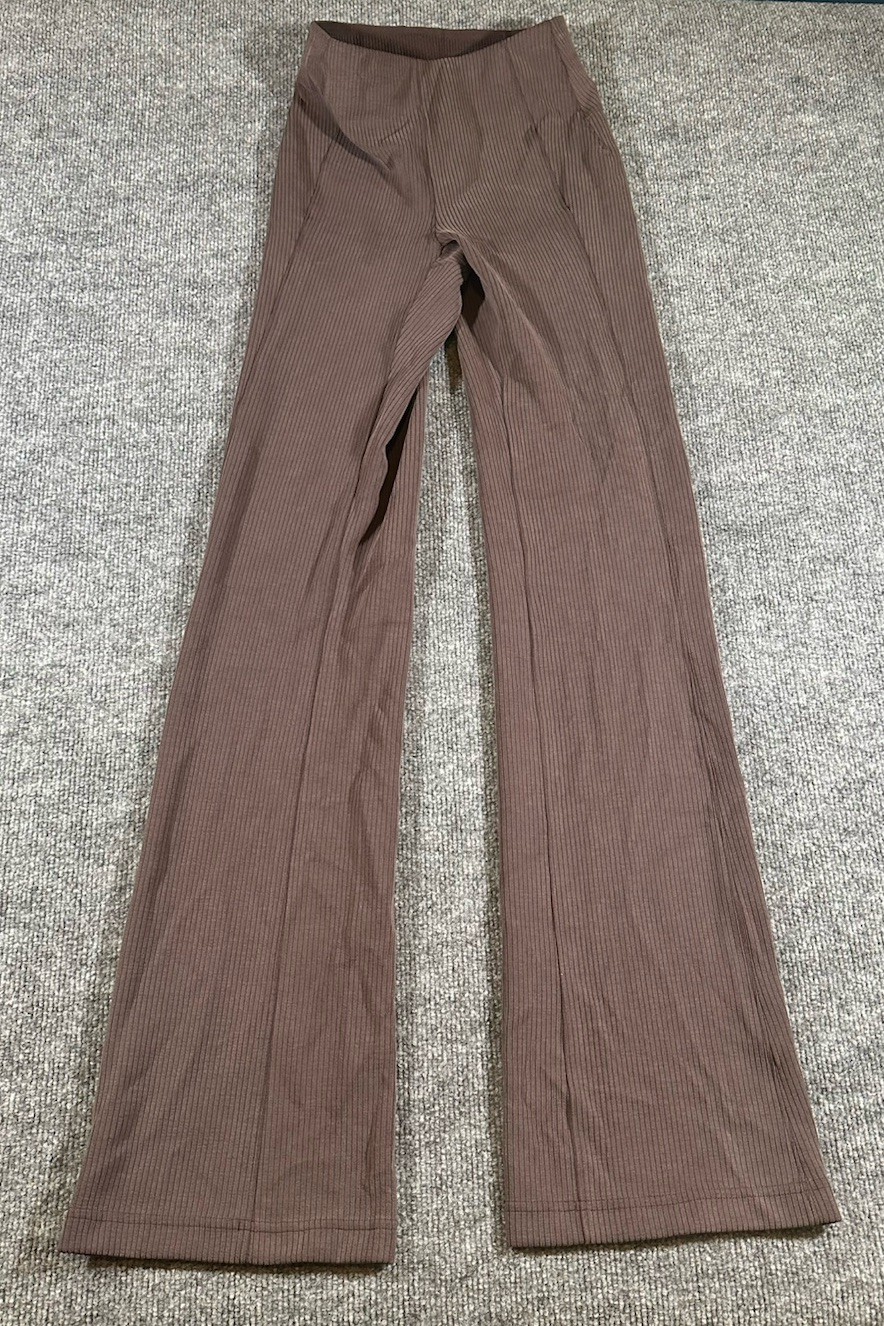 Lululemon Ribbed Softstreme Flared Pant  Size 2 Tall LW5GVKS NWOT