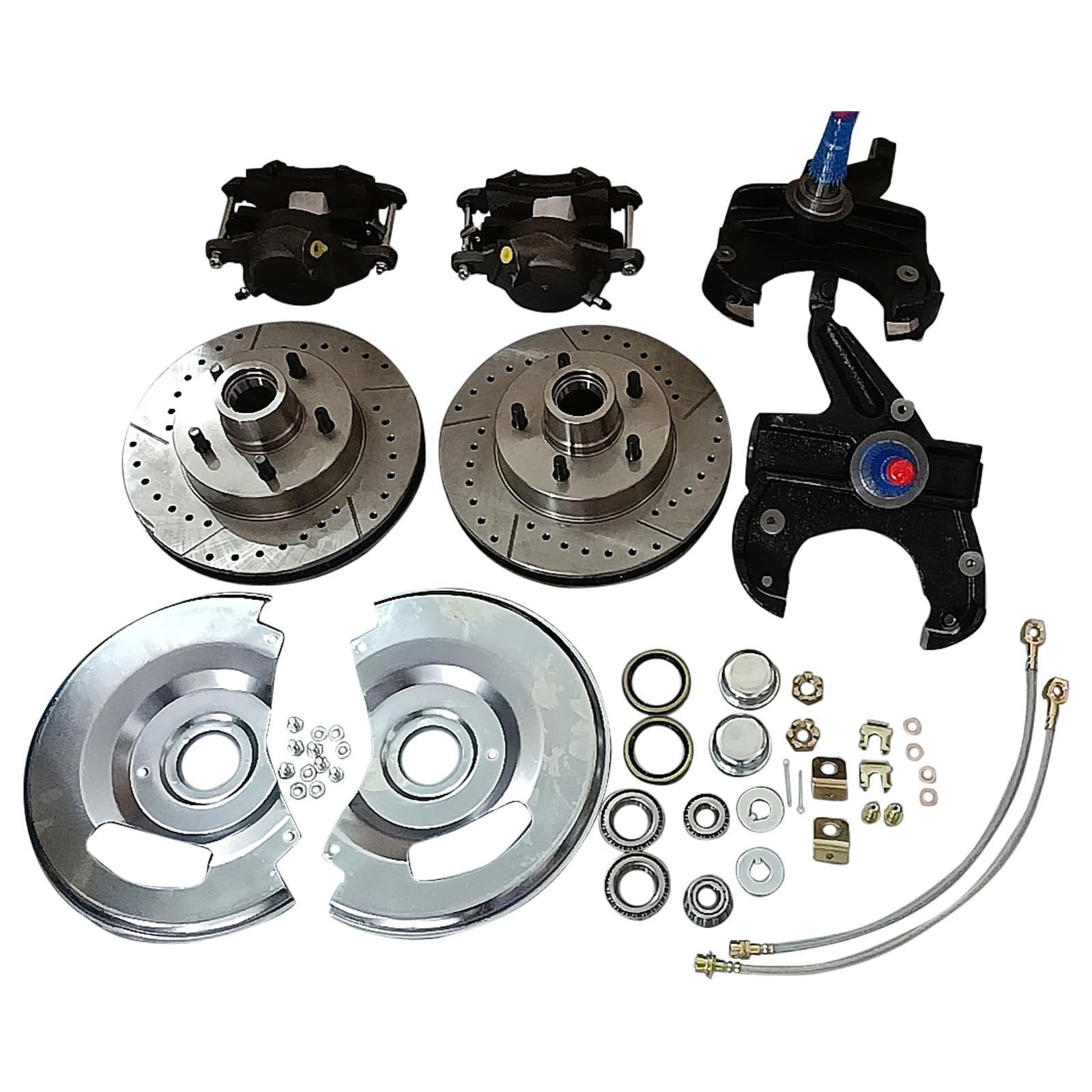 Drop Spindle Disc Brake Conversion Kit for 1963-1970 Chevy 1/2 Ton Pickup 5x5
