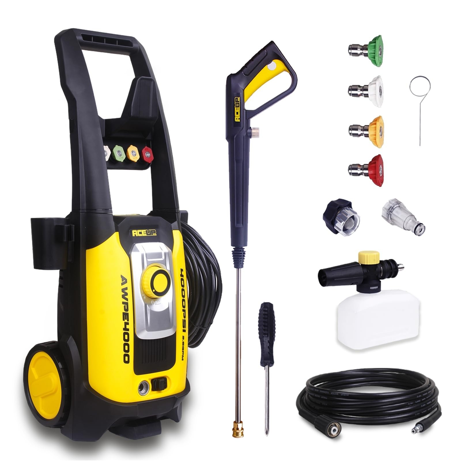 [Clearance Sale] Electric Pressure Washer 4000 PSI 2.6GPM with 23FT Hose New