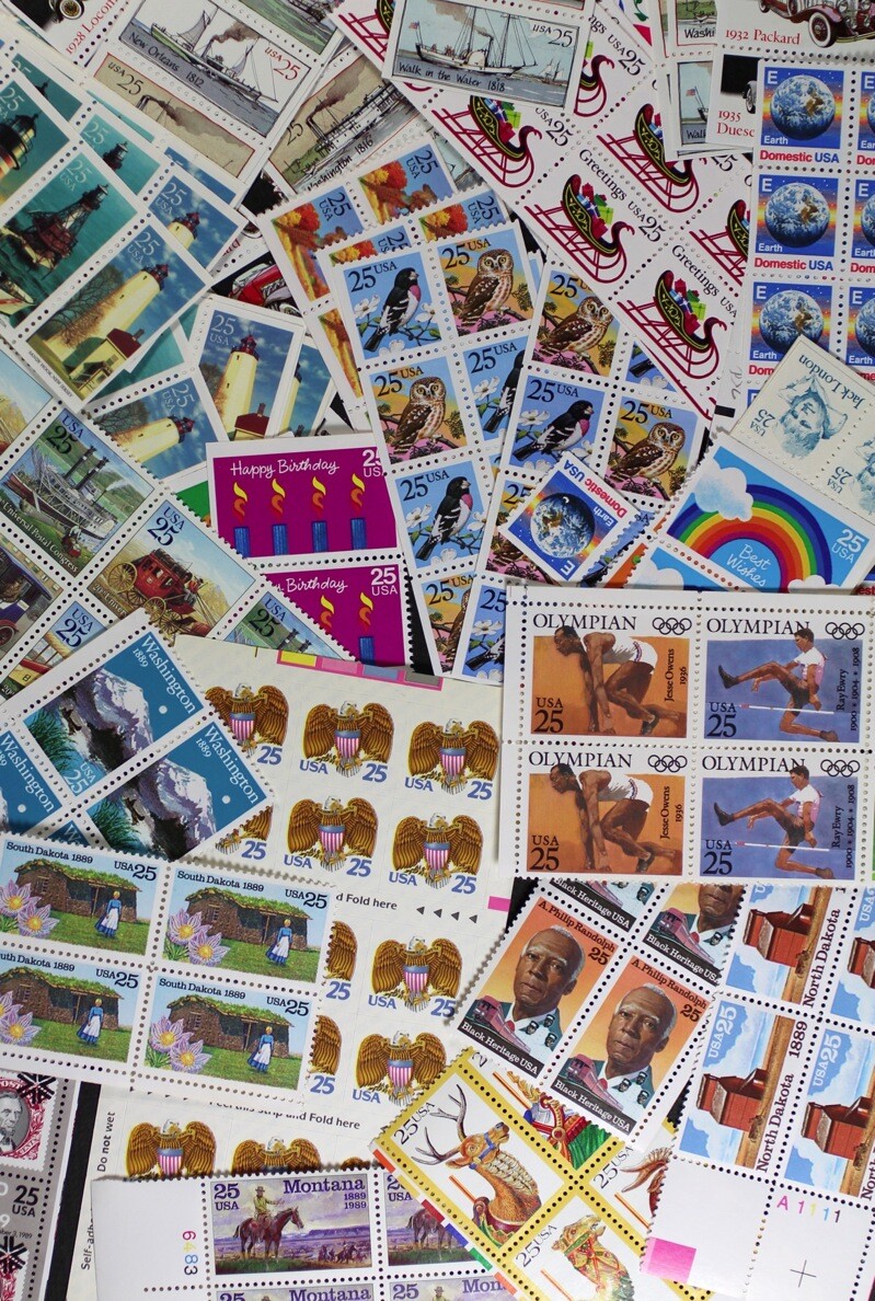 UNITED STATES Discount Postage Stamps MNH Below Face, FACE VALUE $250
