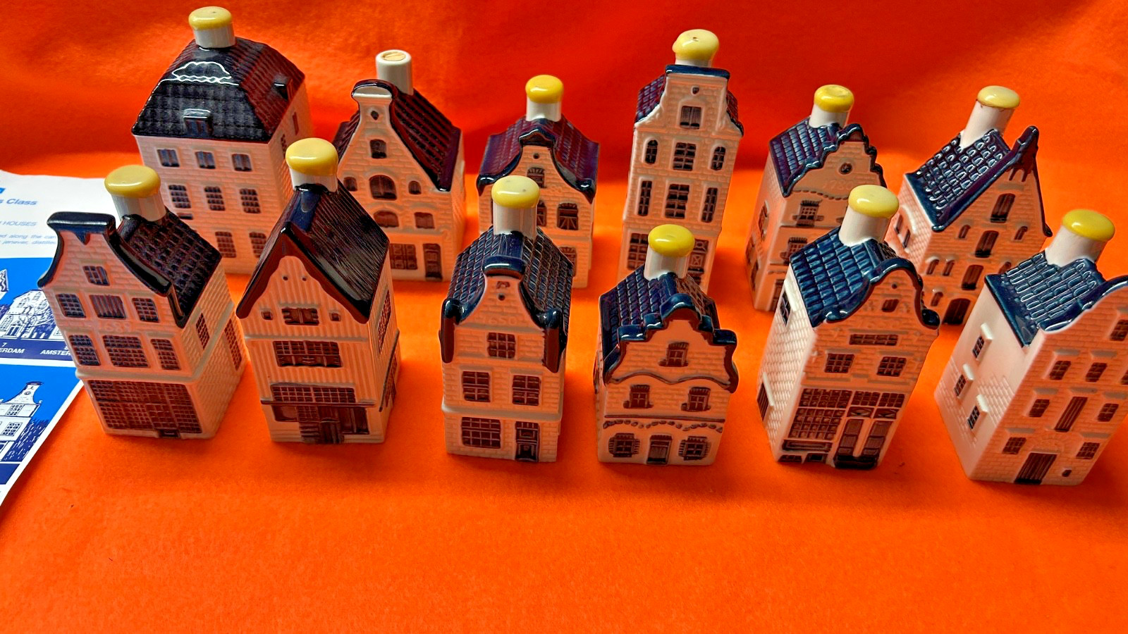 12 KLM Blue Delft Amsterdam House  Bols Distillery Holland