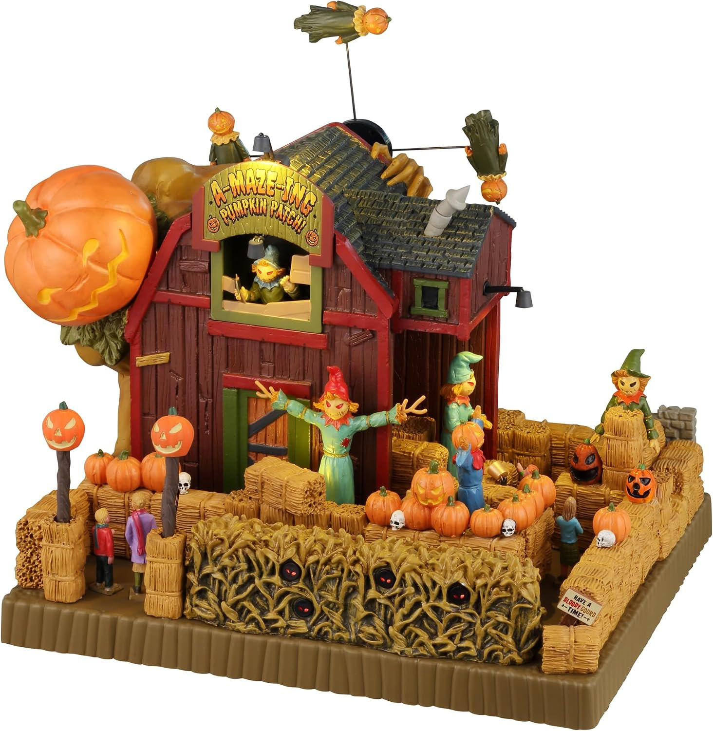 Lemax A-Maze-Ing Pumpkin Patch Animated Building, #45219 Halloween Display