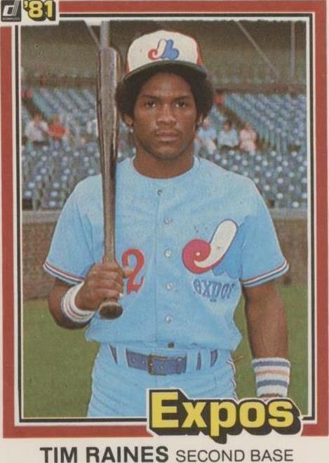 1981 Donruss - Tim Raines #538 (RC) SGC 9
