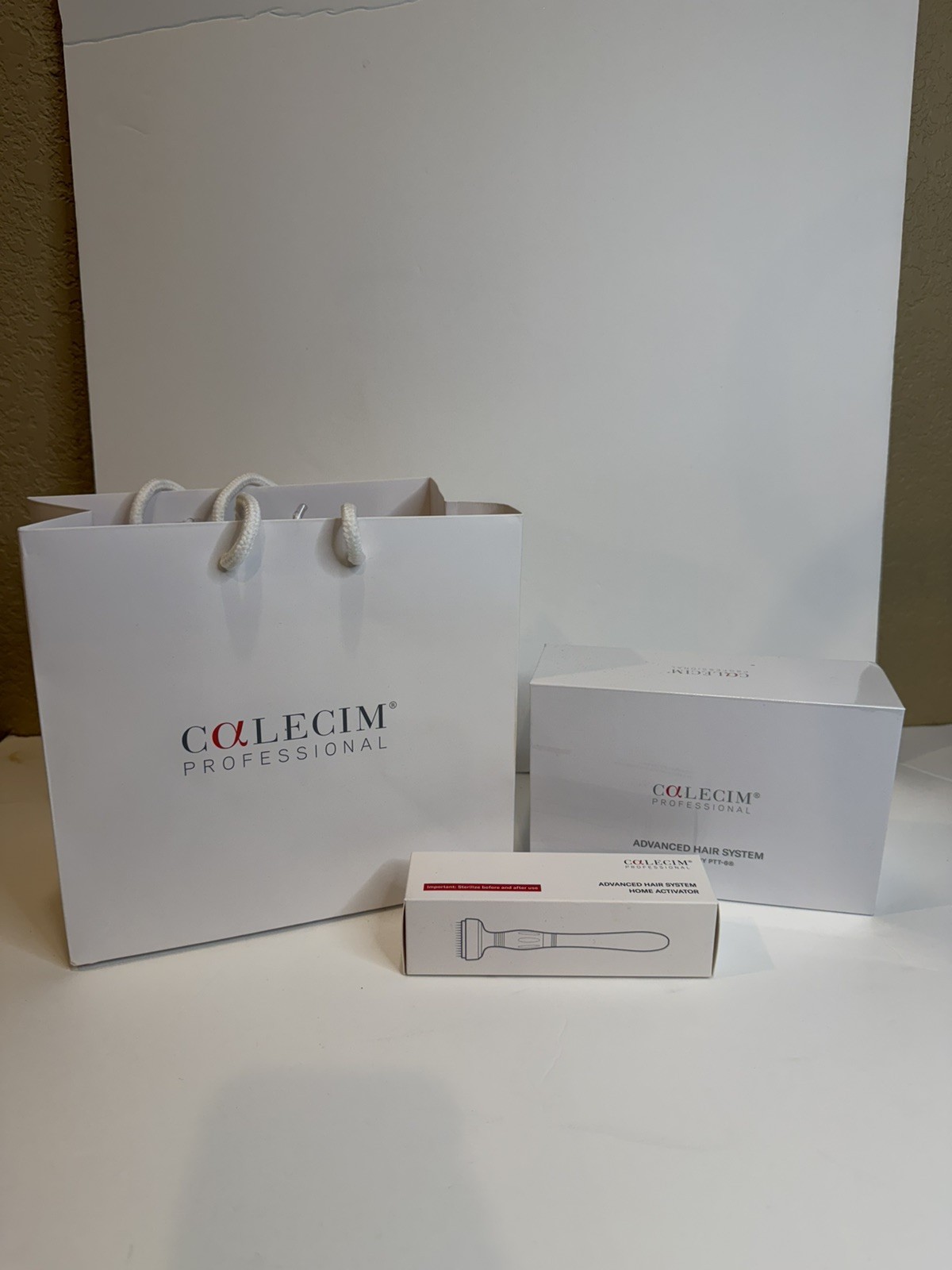 Calecim Professional Advanced Hair Regrowth System Kit With Home Activator