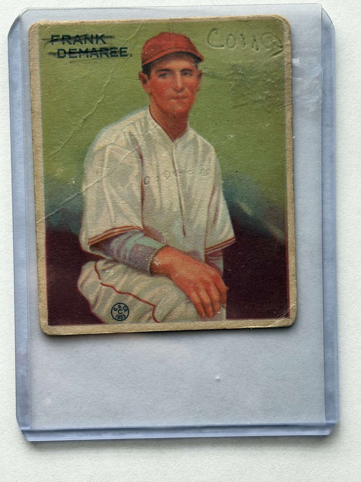 1933 Goudey Big League Chewing Gum - R319 Frank Demaree #224 (RC)