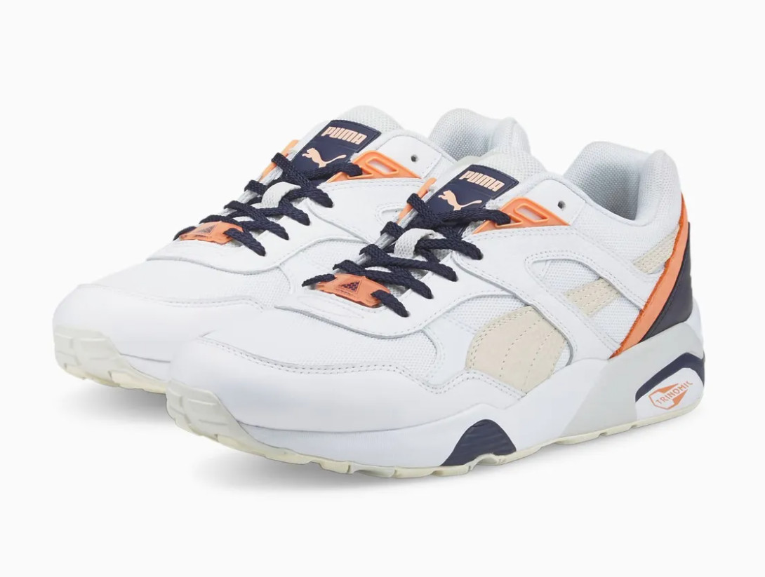 Puma Men\'s R698 Reverse Classics Shoes White Peacoat 383534-01 g