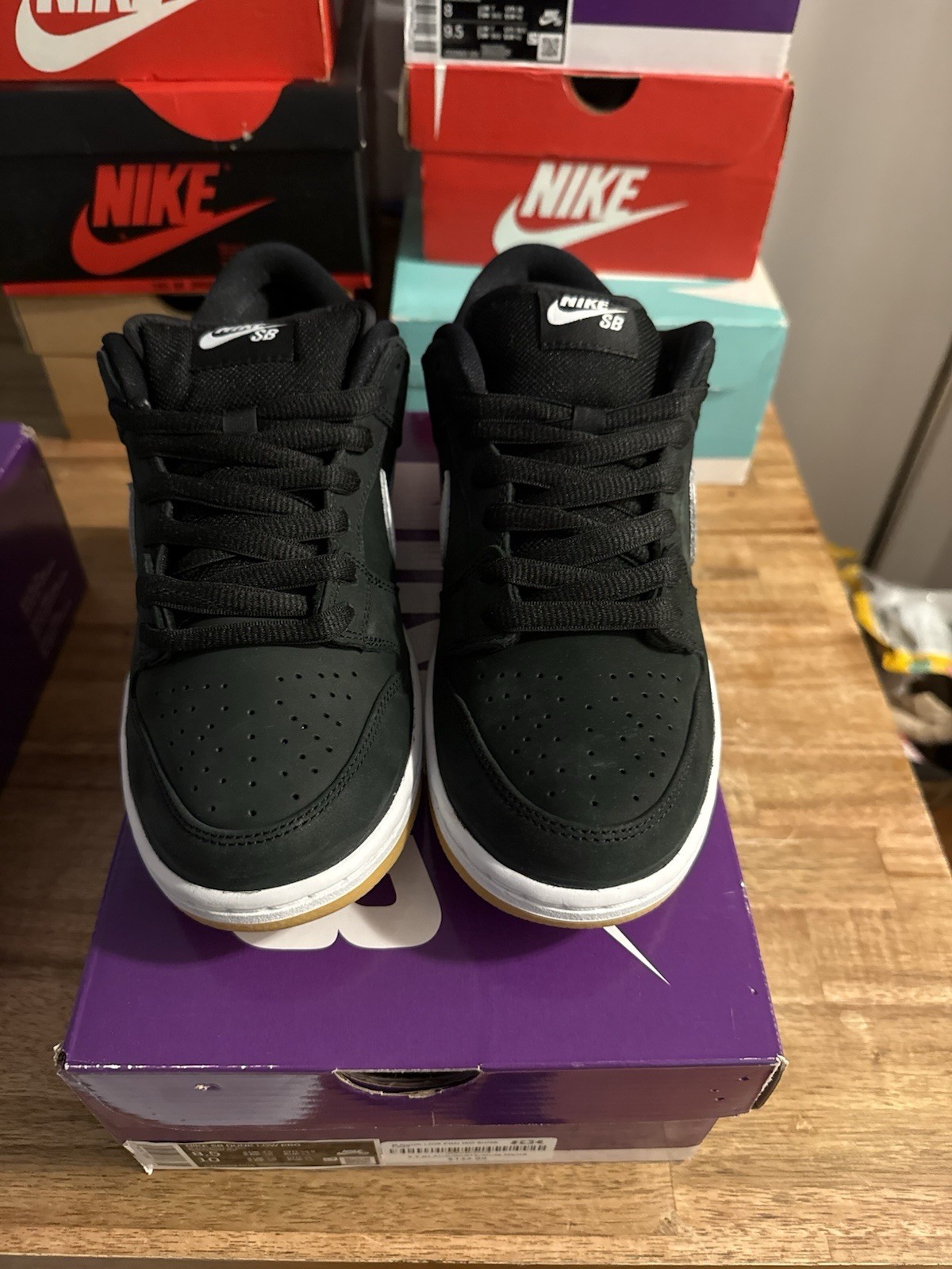 Size 10 - Nike Dunk Low SB Black Gum