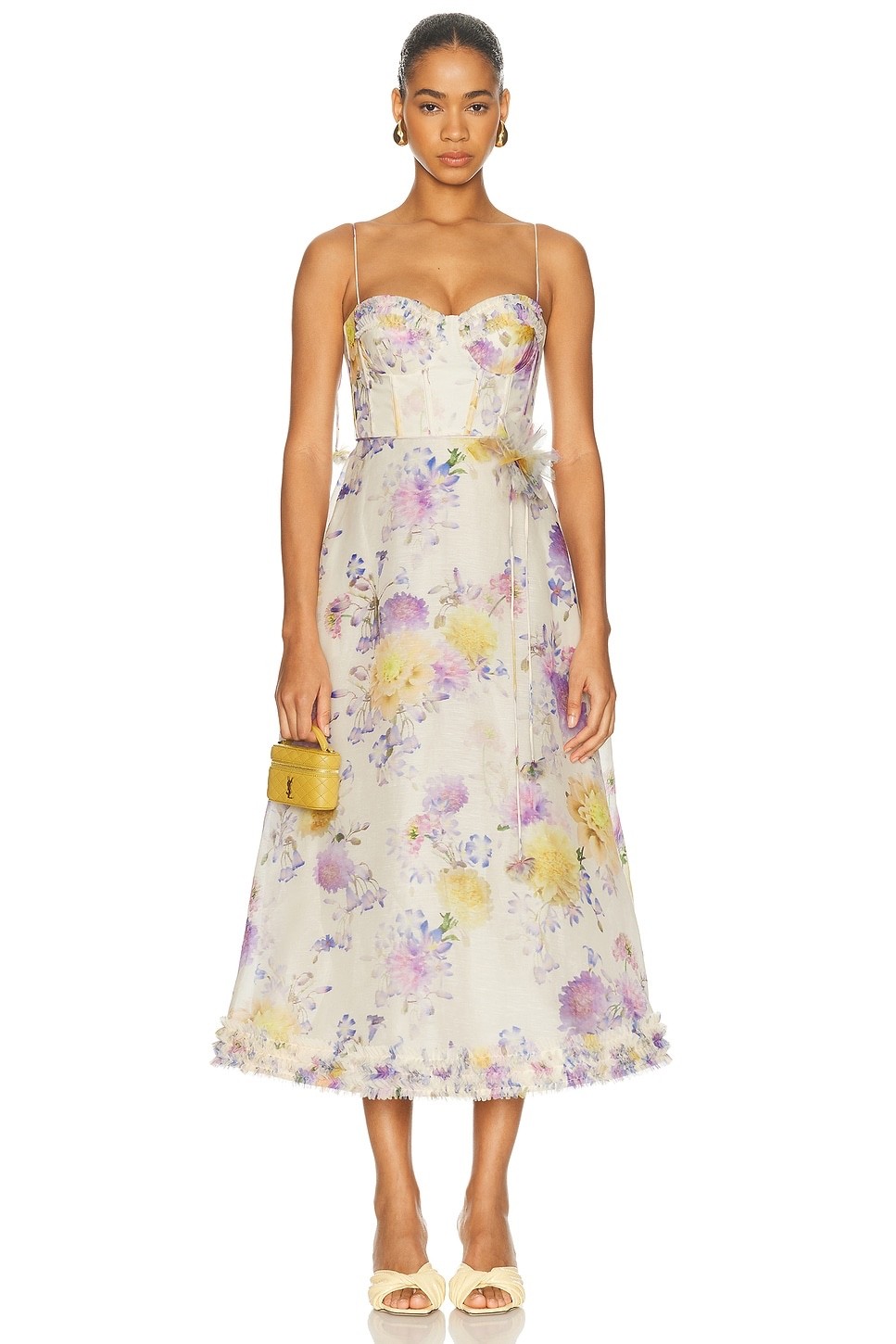 Zimmermann Women\'s floral midi Dress Size 1 Zimmermann Women\'s floral midi Dress Size 1