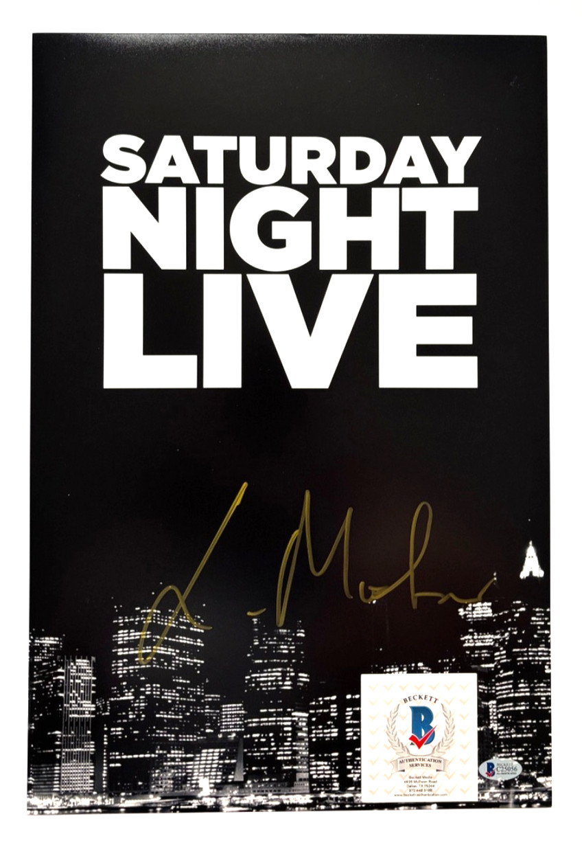 LORNE MICHAELS SIGNED SNL SATURDAY NIGHT LIVE CREATOR 12X18 PHOTO POSTER BAS