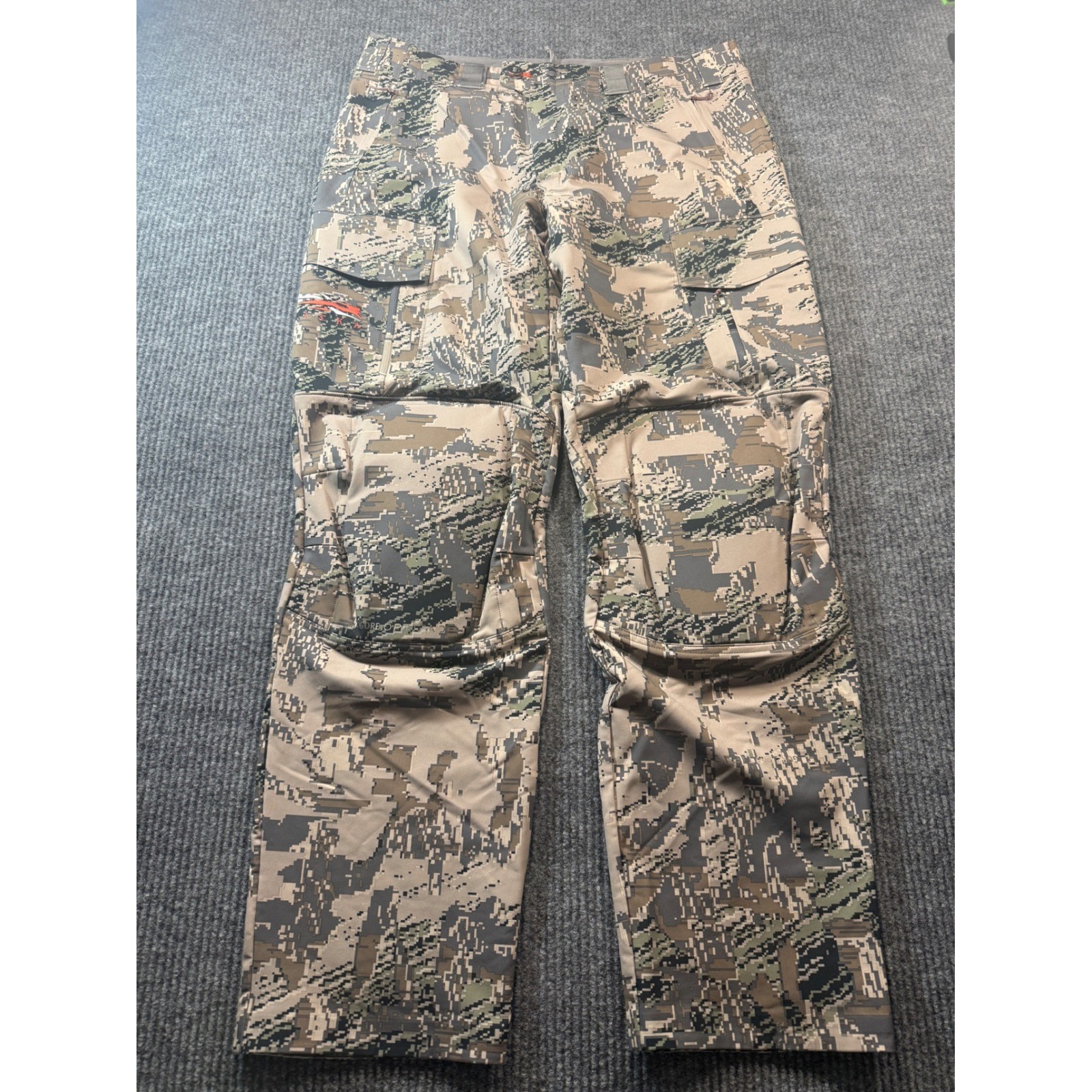 Sitka Gear Timberline Pants Mens 38 Optifade Subalpine Camo Knee Pads Hunting