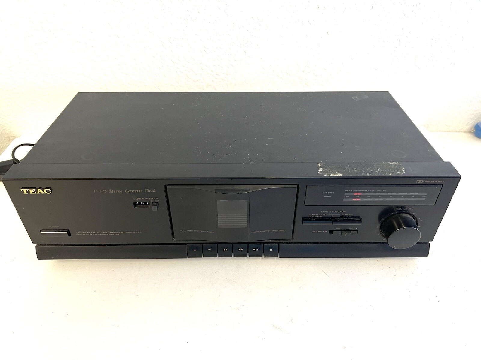 Teac V-375 Stereo Cassette Deck Tetsed and WORKS Teac V-375 Stereo Cassette Deck Tetsed and WORKS