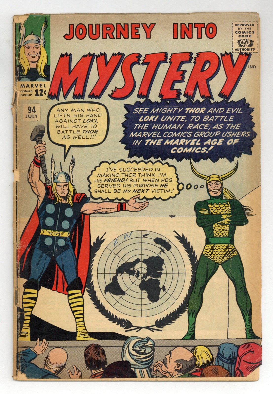 Thor Journey Into Mystery #94 GD 2.0 1963