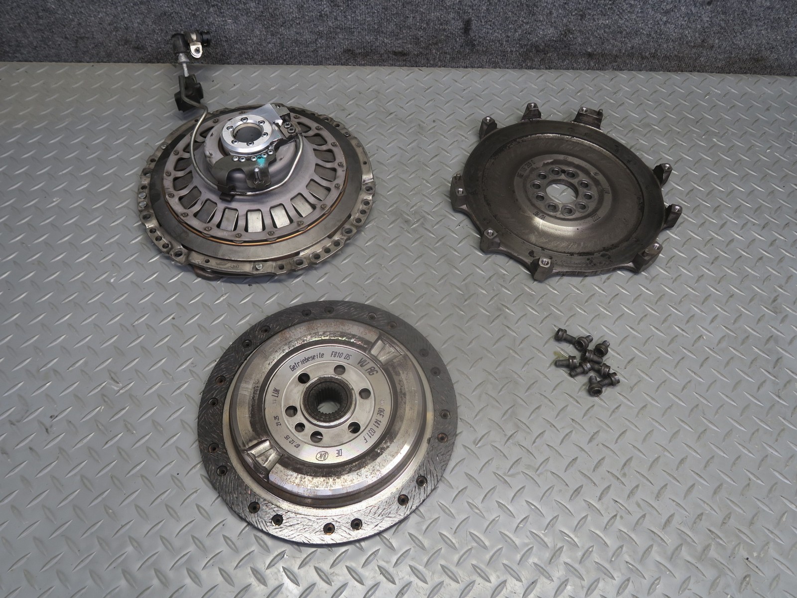 11-18 PORSCHE CAYENNE 958 3.0L E-HYBRID ENGINE CLUTCH FLEXPLATE FLYWHEEL SET