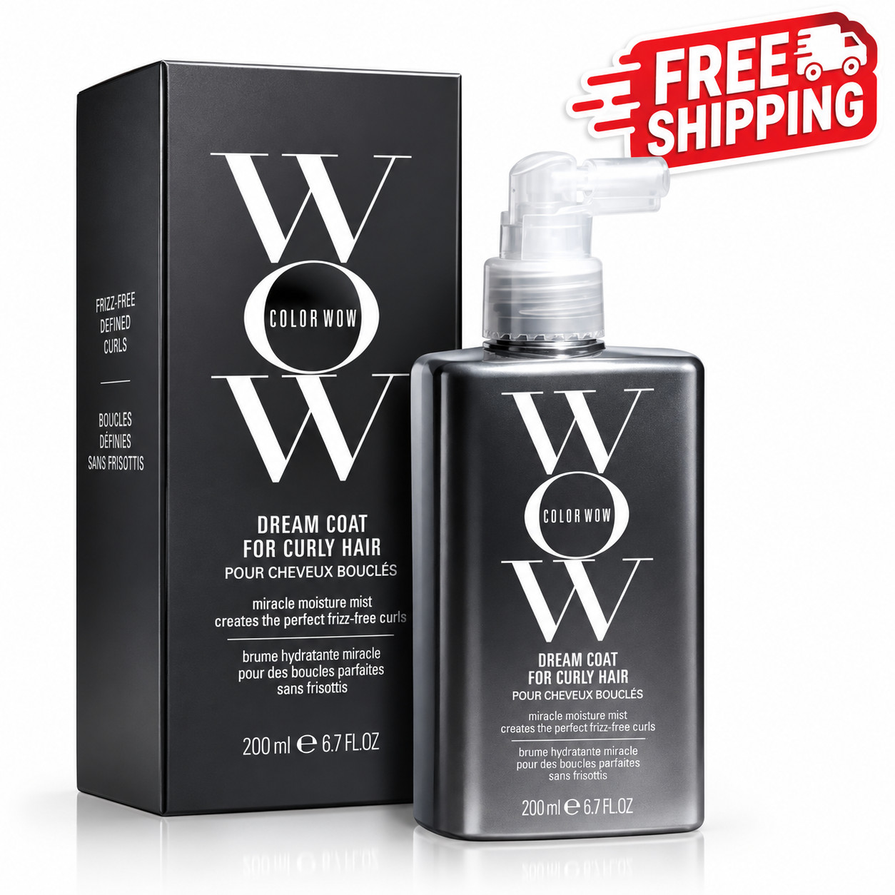 COLOR WOW Dream Coat for Curly Hair - Frizz-Free Curls, 200ml / 6.7 fl oz COLOR WOW Dream Coat for Curly Hair - Frizz-Free Curls, 200ml / 6.7 fl oz