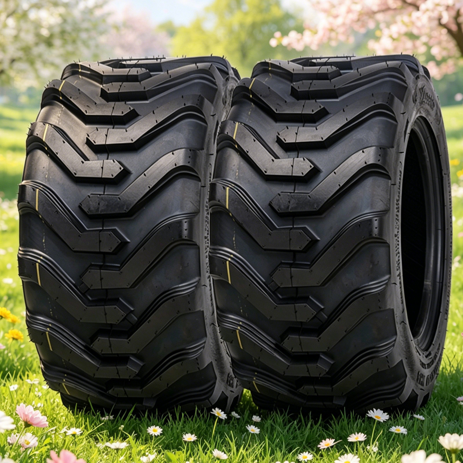 2X 18x8.50-10 Skid Steer Tires SKS 18x8.5-10 Heavy Duty 8PR 18X8.5X10 Industrial 2X 18x8.50-10 Skid Steer Tires SKS 18x8.5-10 Heavy Duty 8PR 18X8.5X10 Industrial