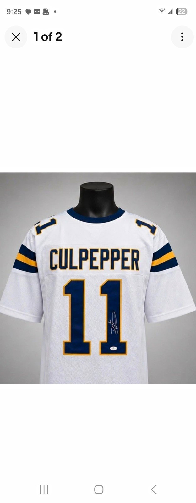 Daunte Culpepper Signed Minnesota Vikings #11 White Football Jersey Autographed Daunte Culpepper Signed Minnesota Vikings #11 White Football Jersey Autographed