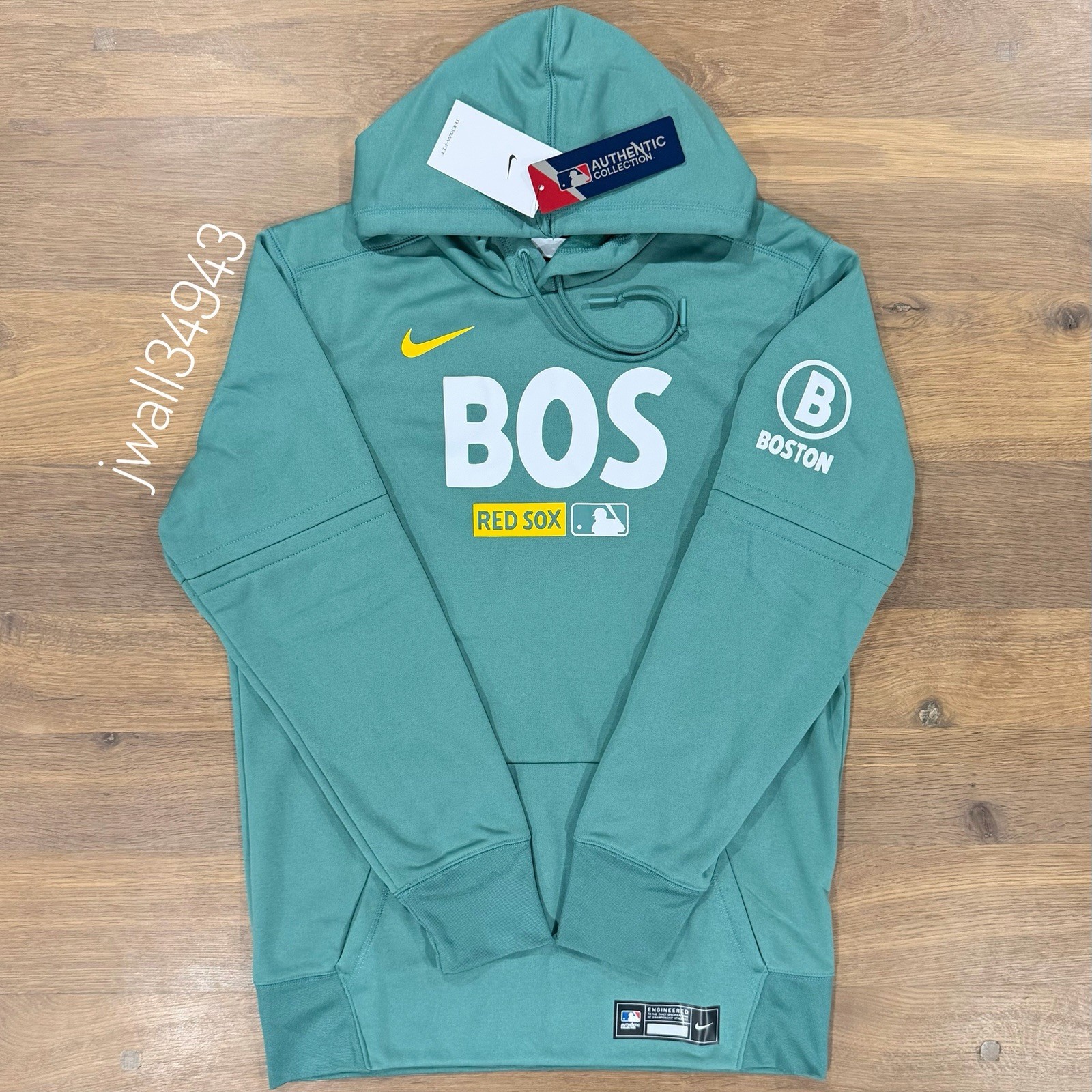 AUTHENTIC Nike Boston Red Sox 2026 City Connect Hoodie Green Monster Mens Large