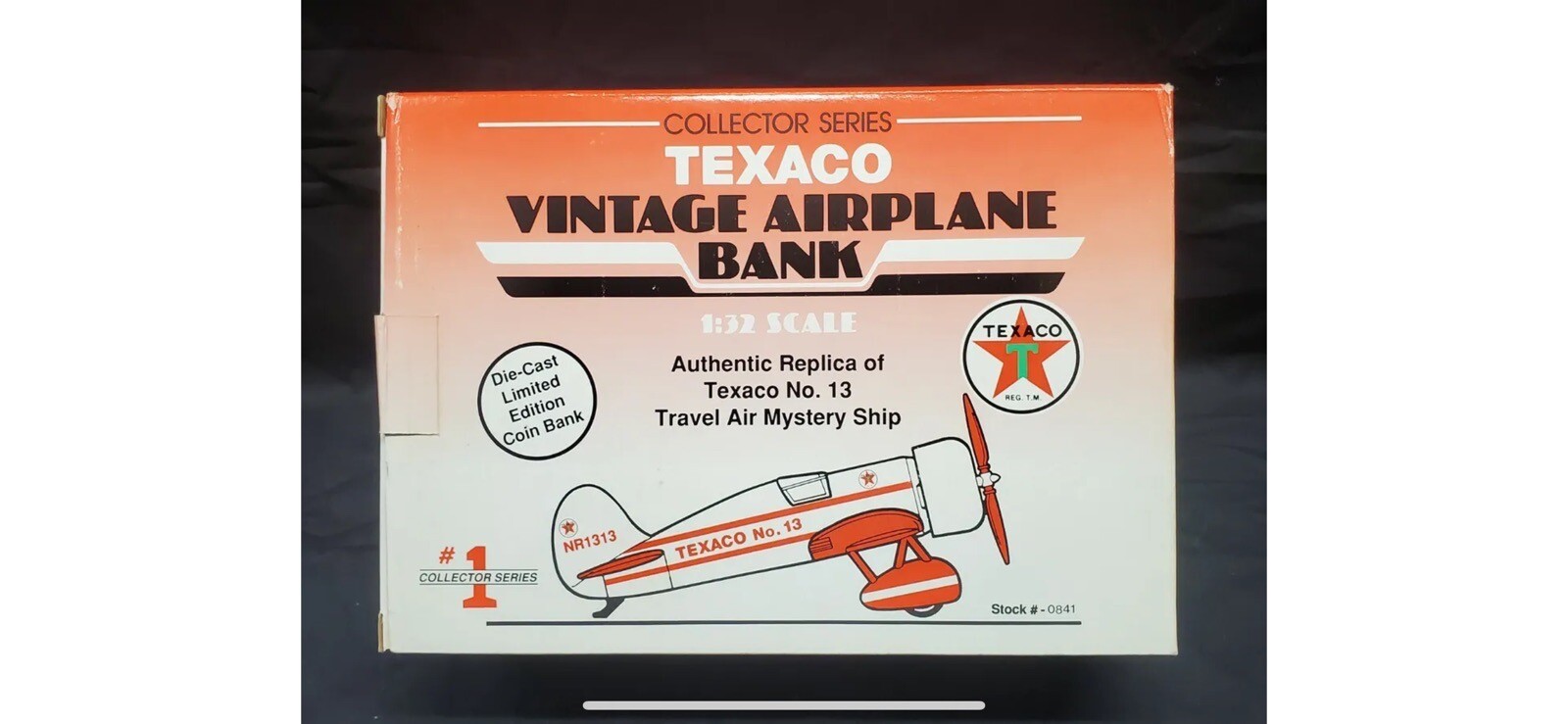 Vintage TEXACO AIRPLANE TRAVEL AIR MYSTERY SHIP SPECCAST DIECAST #1 Rare/Mint Vintage TEXACO AIRPLANE TRAVEL AIR MYSTERY SHIP SPECCAST DIECAST #1 Rare/Mint