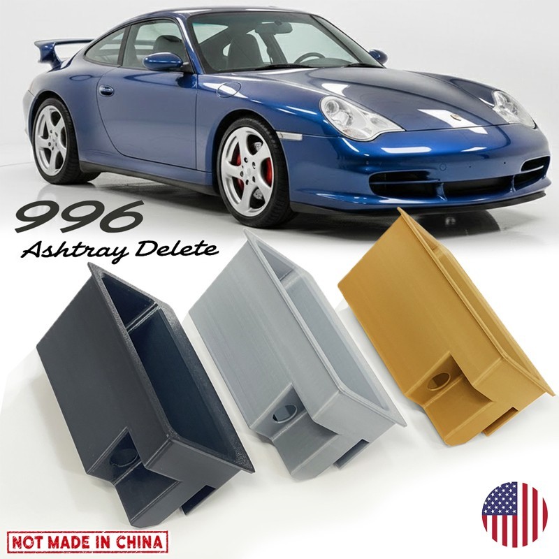 1998-2005 Porsche 996 Clip On Ashtray Delete Storage Cubby | Black, Grey, Beige