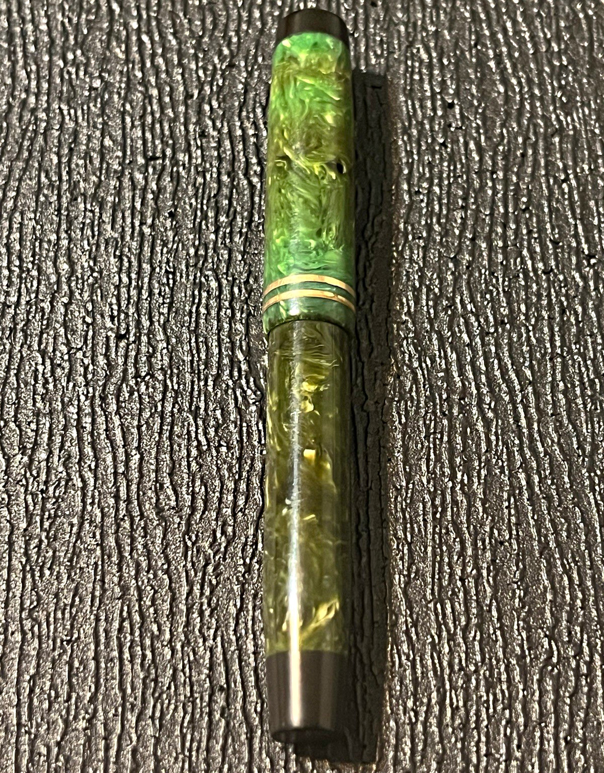 Parker duofold (maybe a streamline sr.), blind cap filler and B nib Parker duofold (maybe a streamline sr.), blind cap filler and B nib