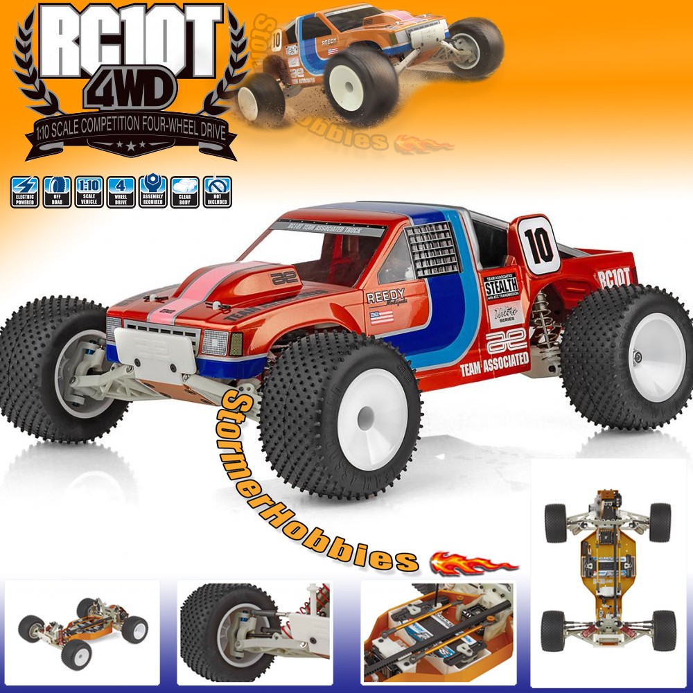 Team Associated RC10T 1/10 Electric 4WD Vintage Off-Road Stadium Truck Kit 6048